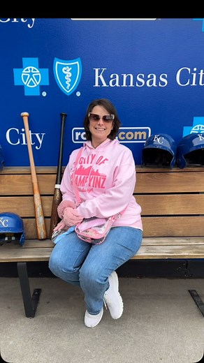 The Royals lost royally, but had a good time! #kcroyals #kcroyalsbaseball #baseballseasonishere | Michelle Marquardt