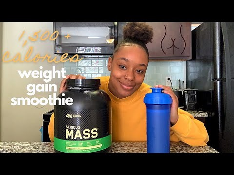 1500+ CALORIE WEIGHT GAIN SHAKE that ACTUALLY tastes GOOD (serious mass protein powder)