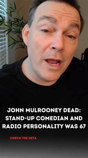 Stand-up comedian and radio personality John Mulrooney has died at age 67. Mulrooney was found dead inside his New York home on December 29, 2025 | 𝚃𝚑𝚎 𝙾𝚕𝚍 𝚆𝚘𝚛𝚍𝚜