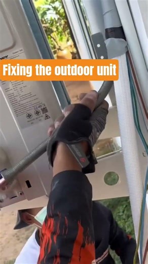 Outdoor AC Unit Fully Fixed – Expert Repair by Gacool Technical