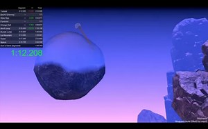 [转载]Getting Over It Hammer only只有锤子 世界纪录 1m56s802ms by Eclipse Flames