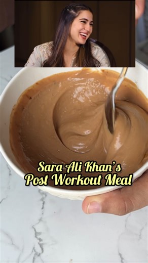 Sara Ali Khan’s Post Workout Meal 🥣 All you need to make this - - 1 cup greek yogurt - 1 scoop protein - 1 tsp coffee Refrigerate it for half an hour or more for a better taste!! . #postworkoutmeal #healthy #saraalikhan #tiramisu #healthydessert recipe recipevideo | Food Lunatic
