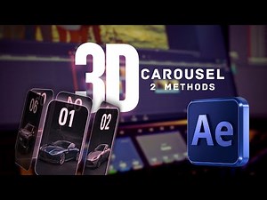 3D Carousel in After Effects | Made Simple with two methods