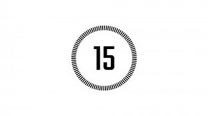 15 Second Timer Animated Simple Countdown Stock Footage Video (100% Royalty-free) 3888911729 | Shutterstock