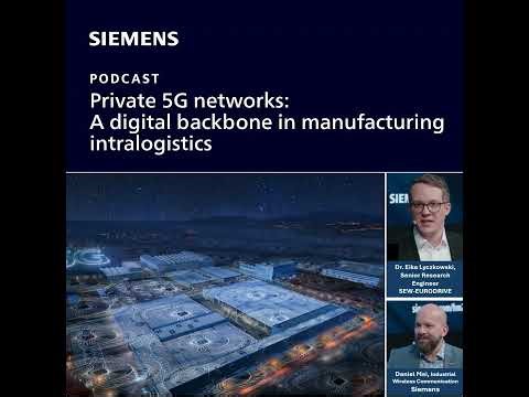 Private 5G networks: A digital backbone in manufacturing intralogistics