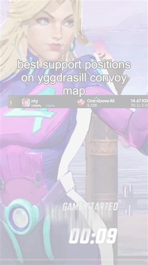 Best support positions on Yggdrasil in marvel rivals #marvelrivals #marvelrivalsclips