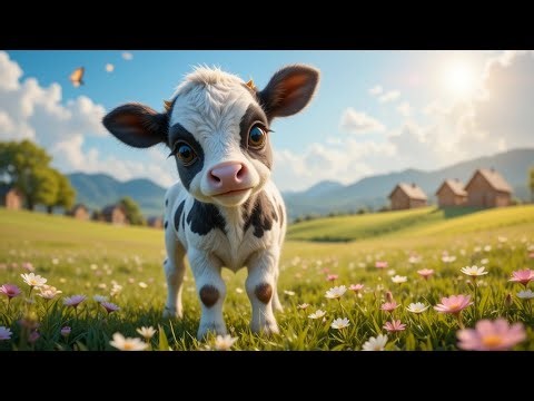 Real Cow & Calf Sounds 🐄🐮 | Desi Cow Voice, Baby Calf Mooing & Indian Village Animal Sound Effects