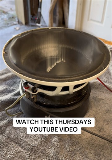 What happens when you overpower and clip a subwoofer until it pops? Find out with us this Thursday on YouTube. #basshead #caraudio #banginbros #bass #subwoofer