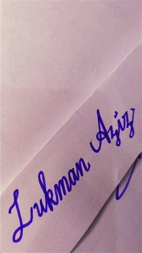 Luqman Aziz | writing | handwriting |#shorts #handwriting #writing