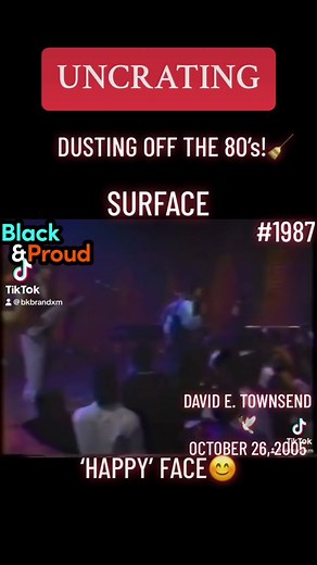 1987. Surface. Originated from New Jersey, the band was active from 1983-1994; and comprised of Bernard Jackson, David Conley, and David Townsend.🕊️ Written by Bernard Jackson (who also produced it), David Conley, and David Townsend. For Surface’s 1986 Eponymous album. Happy made #2/BB Hot R&B/Hip-Hop Charts; #20/BB Hot 100; #24/BB Adult Contemporary. Surface’s album made #11/BB R&B/Hip-Hop Albums; #55/BB 200.🔥 1984. Originally titled, You Make Me Happy, “Happy” was first recorded by British f