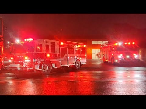 Abbotsford Fire Rescue Service - Engine 1 & Rescue 1 Responding