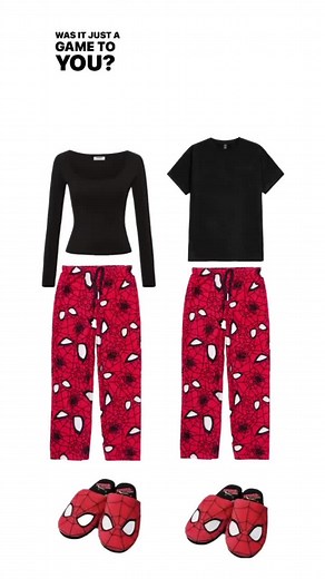 Matching Spiderman Outfits | Cute Couple Pajamas | Spiderman Love