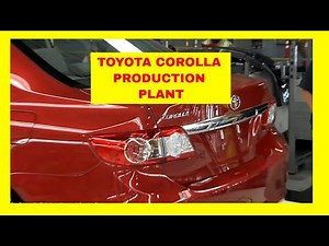 Toyota Corolla Production and Assembly Line Tour || Toyota Factory Tour