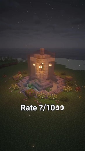 Minecraft Fountain 9x9 Timelapse | Easy Water Fountain Build Tutorial | Minecraft Build Ideas ⛲️