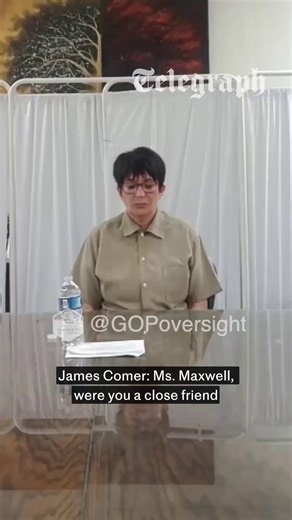 ❌ 'I respectively decline to answer this question and any related questions.' Ghislaine Maxwell wore her prison uniform while testifying before Congress that she could not answer any questions about Jeffrey Epstein, video footage shows. Maxwell spoke only to spell her name and to invoke her “right to silence”, the 20-minute video of her deposition reveals. Read more ⬇️ https://www.telegraph.co.uk/us/news/2026/02/09/ghislaine-maxwell-offer-absolve-trump/?WT.mc_id=tmgoff_fb_reel | The Telegraph