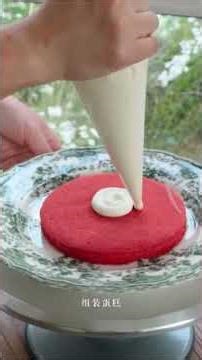 Elegant White Cream Cake Decoration 🌹 | Simple & Beautiful Cake Design