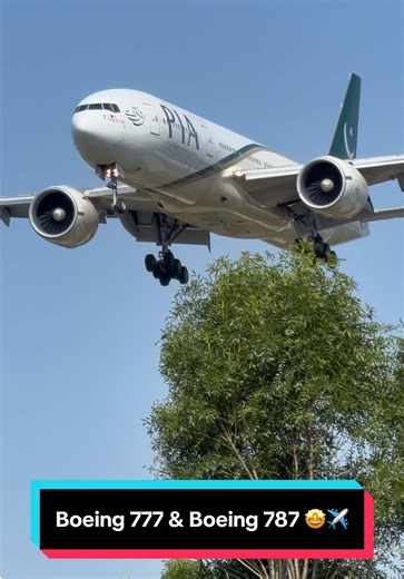 Boeing 777 and Boeing 787 🤩✈️ #boeing #aviation #planespotting #fyp | Plane Spotting
