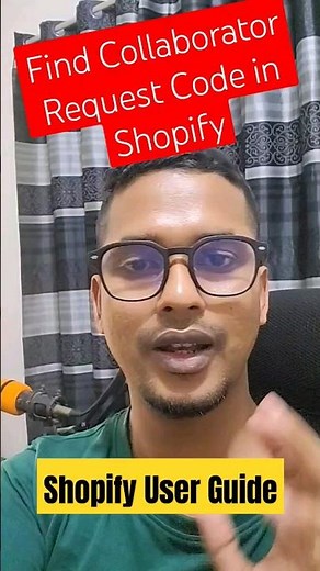 #shorts Find Collaborator Request Code in Shopify #shopify