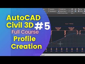 05 Creating Profiles in AutoCAD Civil 3D Complete Training Videos
