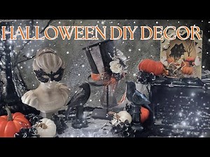 HALLOWEEN BUSTED CANVAS - VICTORIAN HALLOWEEN DIY DECOR - LAST THING THRIFTED