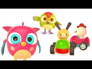 Cartoons for babies with Baby Owl. Toy cars for kids & baby toys. Baby cartoons & learning videos.