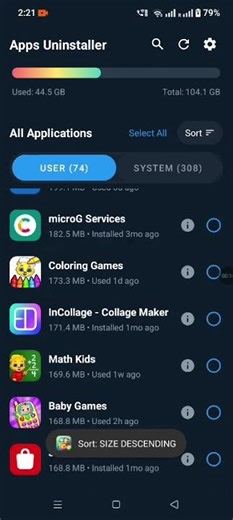 Uninstaller App Demo