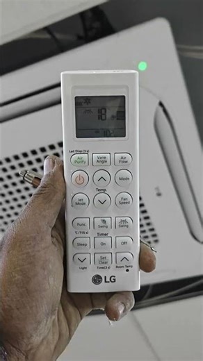 LG AC Remote Reset Kaise Kare? ⚡ #Shorts #airconditioner