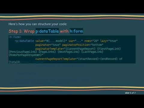 Resolving PrimeFaces 8 Ajax Status Dialog Persistence During Pagination