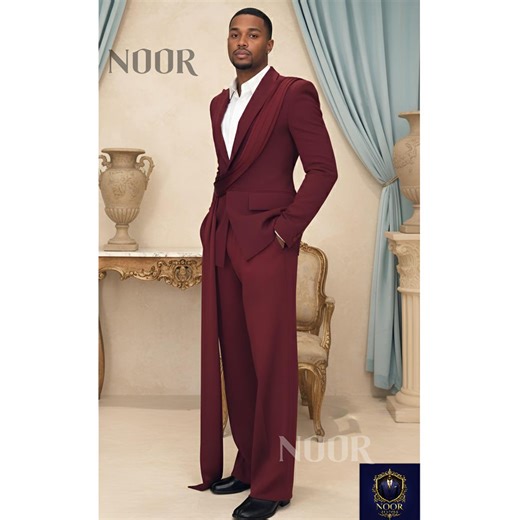 Burgundy Mens Designer Suit Wedding Groom Trauanzug Costume Homme Elegant Modern Tailored Formal Ceremony Luxury EU Style - Etsy