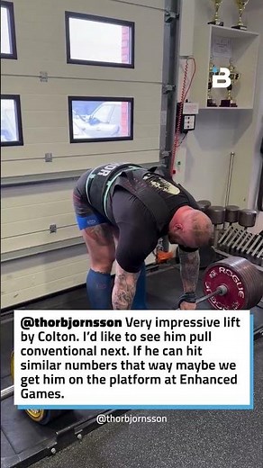 Thor vs Colton Engelbrecht… who lifts more? 💪
