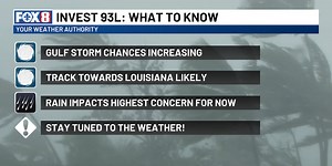 Gulf storm still a possibility, depending on path