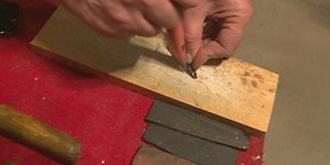 Flint knapping with Dale Colgrove