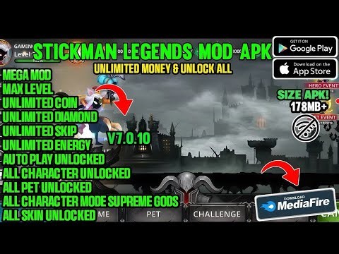 🚀NEW🧲❗Stickman Legends Mod APK | Unlimited Money & Power | Best Action Fighting Game 2025 🔥🔥😱😱⚡⚡