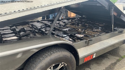 $4.5M in cocaine seized from trap compartment of truck trailer in the Bronx