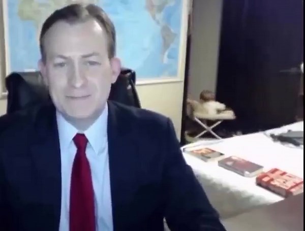 Remember this viral 2017 BBC interview? The kids are now 13 (Marion) and 10 (James). The daughter danced to the camera, followed by the baby bro in a walker. The dad pushes the daughter back, who… | Fabio Ciucci