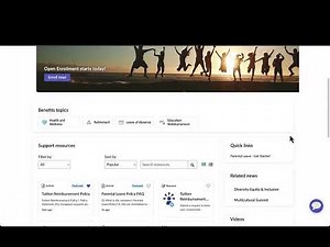 ServiceNow Employee Center App Launcher