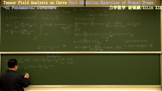 Tensor Field Analysis on Curve Part 02 Motion Equations of Frenet Frame-01 Funda