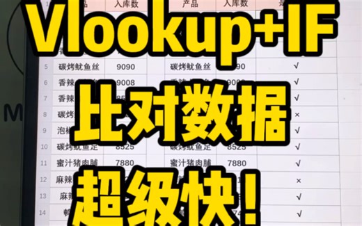vlookup加if函数是真的好用！