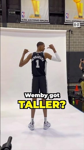 Wemby got two inches TALLER at 7’5”?! 🤯
