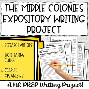 5th Grade Middle Colonies Writing - Middle Colonies Expository Writing Project