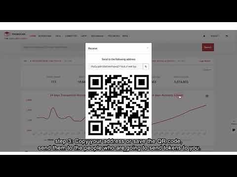 How to receive tokens on TRONSCAN?