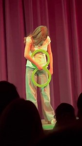 Eighth-grader's impressive circus ring talent show act