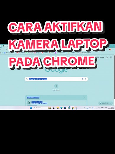 cara mengaktifkan kamera laptop di chrome browser #tutorial #cara #aktifkan #asesmentbq #gurupai
