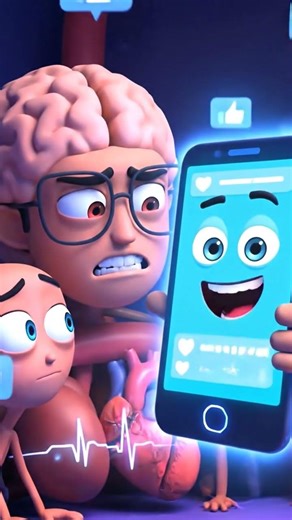 Mobile Addiction | 3D Brain & Body Story Animation