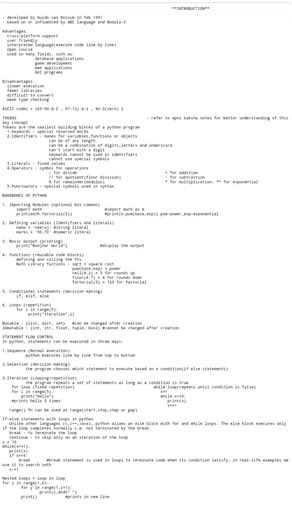 1.python revision tour 💯 #class12#computer #cs#2025-2026 Free CS Notes 📘