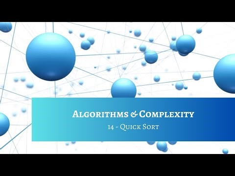 Algo & Complexity 14 - Quick Sort