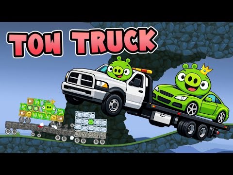 FLATBED TOW TRUCK - Bad Piggies Inventions