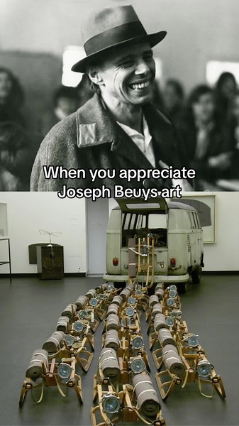 As everyone knows, the artist Joseph Beuys fabricated a story of having been healed by Tartars, who wrapped him in fat and felt after his Luftwaffe plane was shot down over the Crimea. Learn more at P55.ART Magazine. #art #josephbeuys #arthistory #fyp #contemporaryart #contemporaryartist #artist #history #historyfacts #artnews #artmagazine #learnmore #summer #educacao