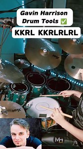 Drum Exercise 🔥 Gavin Harrison Mode 🔥💯✅ #drummer #drummers #drumvideo #drumsdaily #drumstagram | MH DRUMS