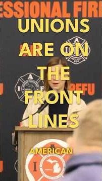 Unions are on the front lines. Fighting a system that has made it hard to get in the middle class.